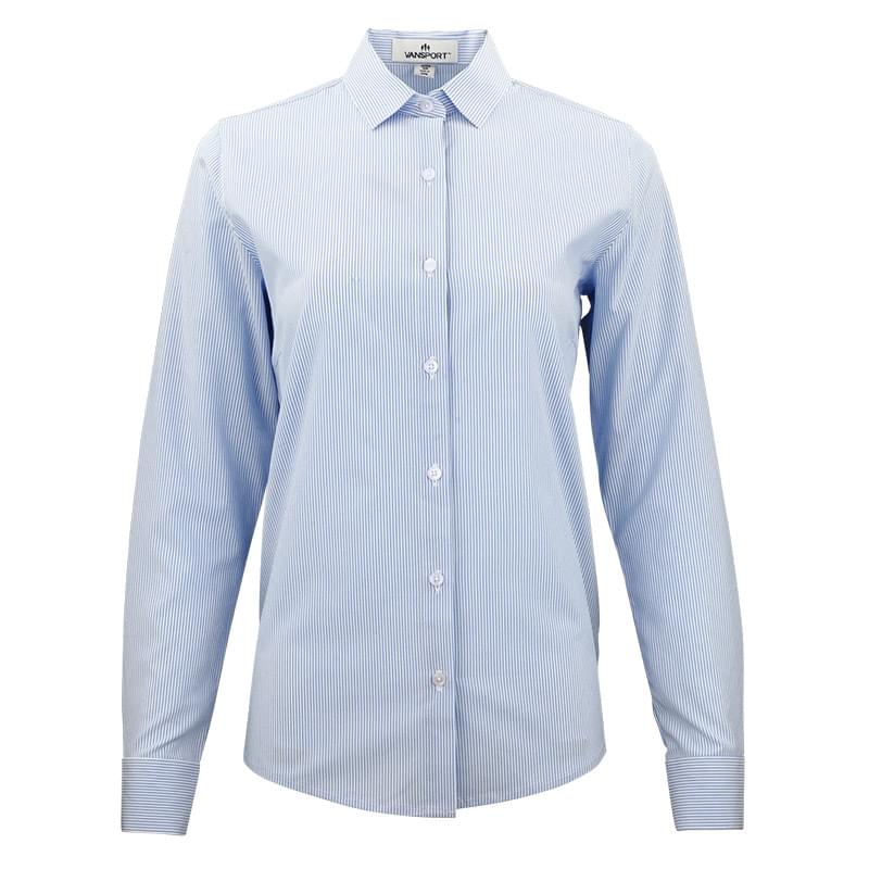 Vansport Women's Pinstripe Sandhill Dress Shirt