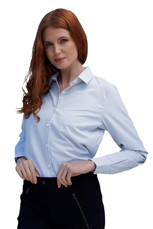 Vansport Women's Pinstripe Sandhill Dress Shirt