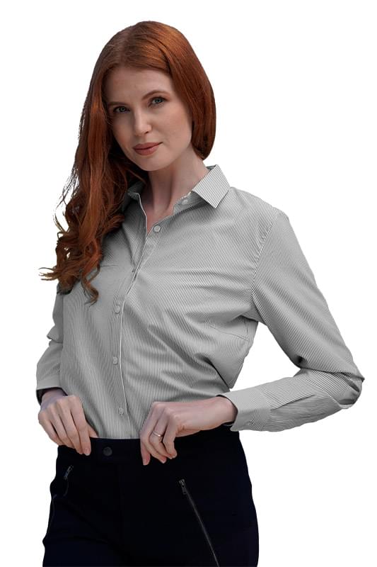Vansport Women's Pinstripe Sandhill Dress Shirt