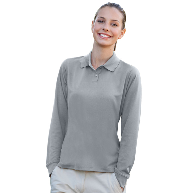 Women's Vansport™ Long Sleeve Tech Polo