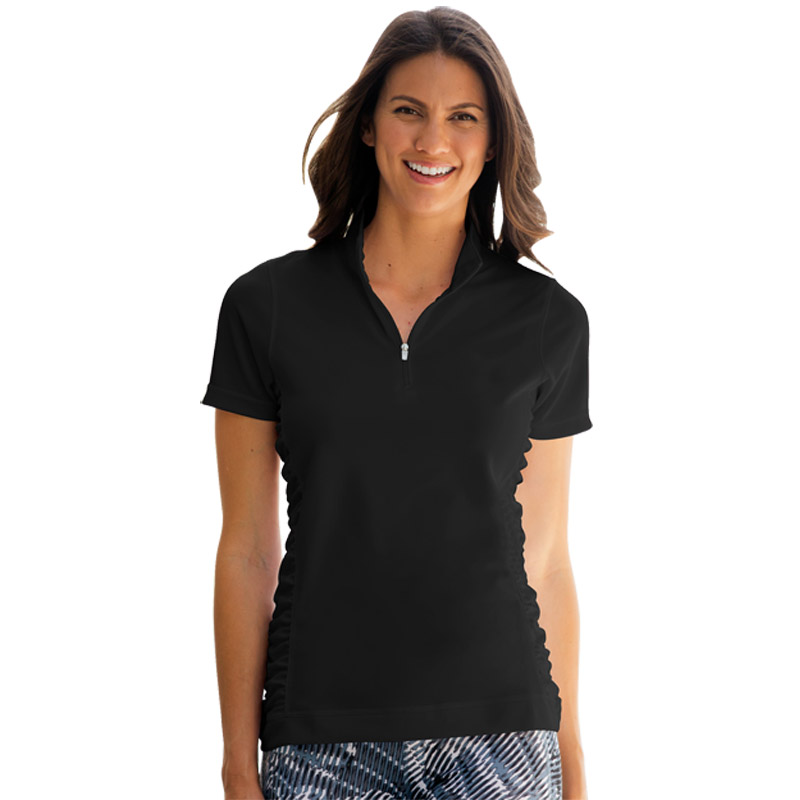 Women's Vansport&trade; Omega Ruched Polo