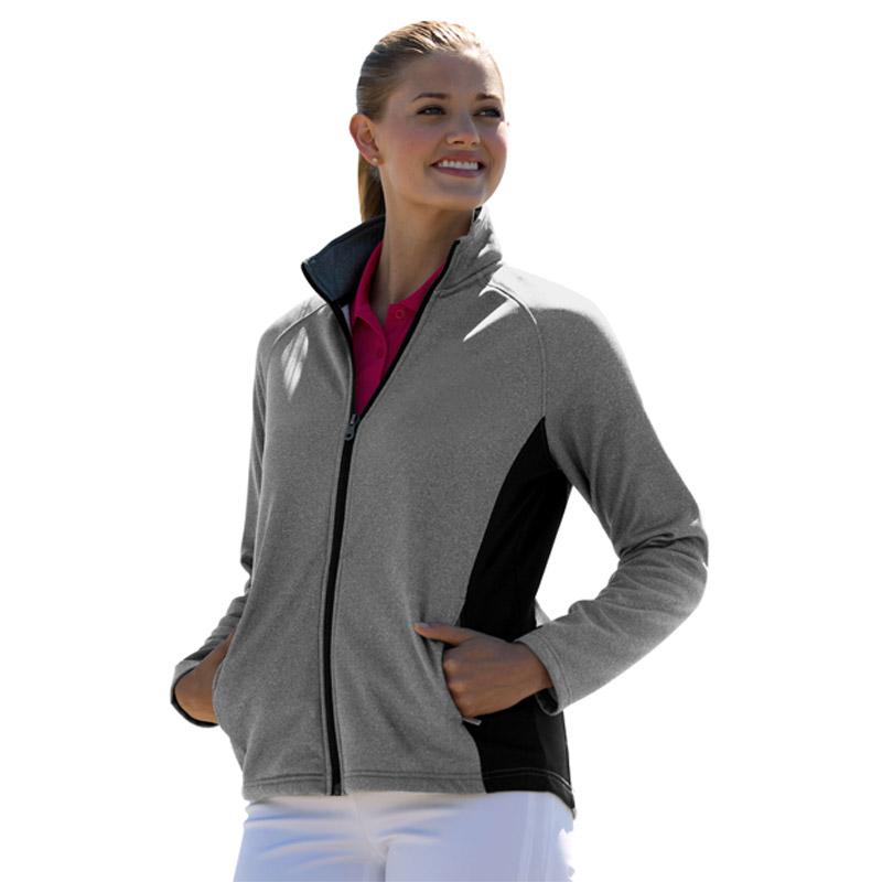 Women's Vansport&trade; Heathered Blocked Knit Jacket