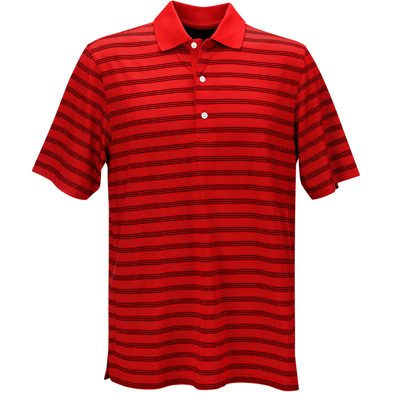 Greg Norman Play Dry® Aerated Weatherknit Stripe Polo