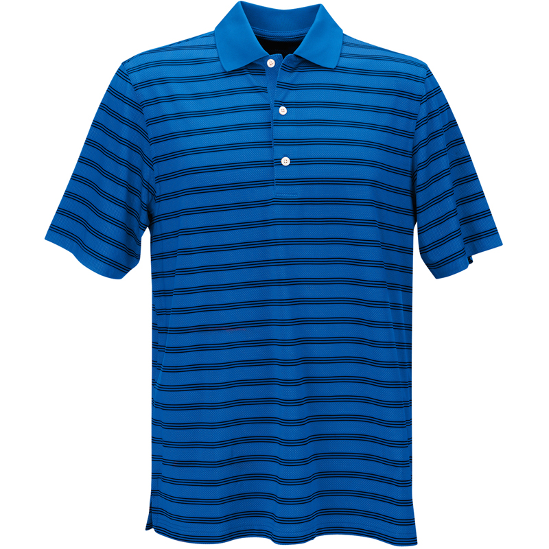 Greg Norman Play Dry® Aerated Weatherknit Stripe Polo