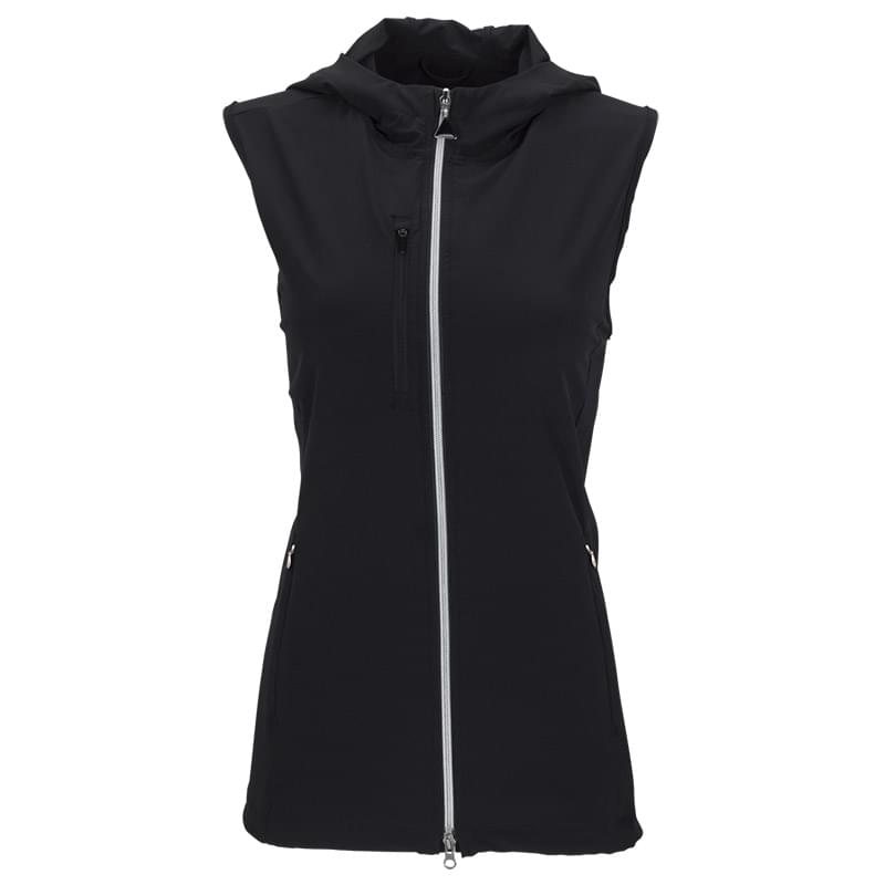 Women's Greg Norman Windbreaker Full-Zip Hooded Vest