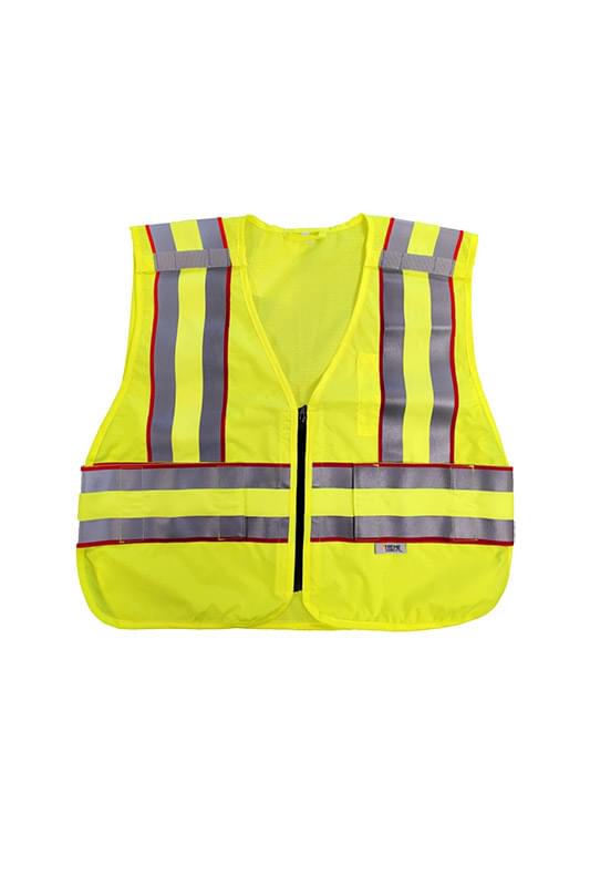Xtreme Visibility Public Safety Red Trim Vest
