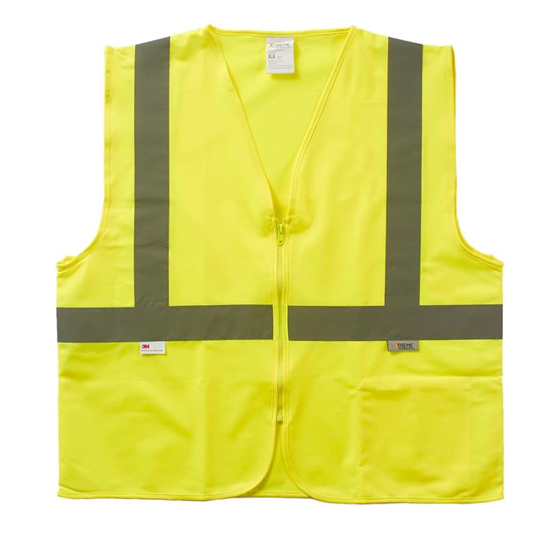 Xtreme Visibility Value Class 2 Zip Solid Vest