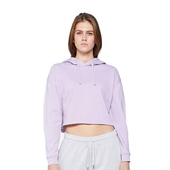 Women's Cropped Fleece Hooded Sweatshirt