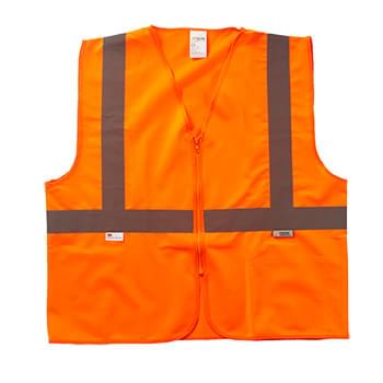 Xtreme Visibility Value Class 2 Zip Solid Vest